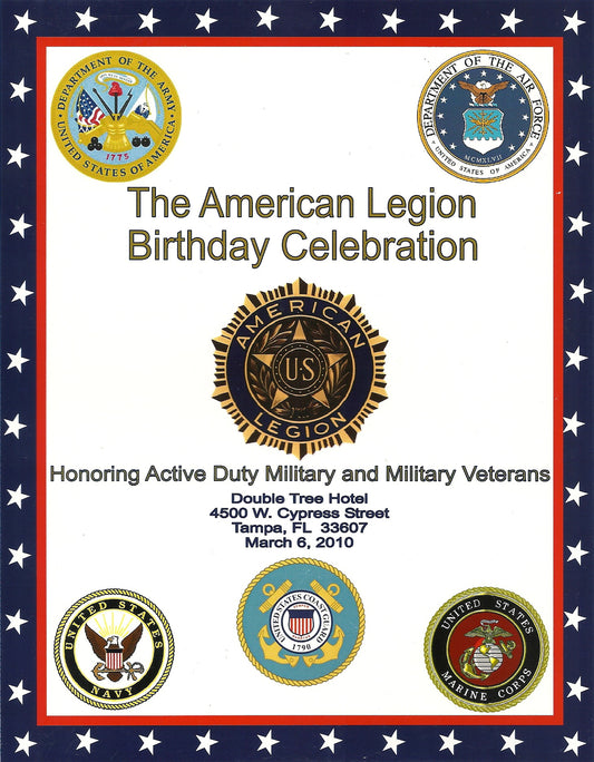 03 06 2010 American Legion Birthday Celebration