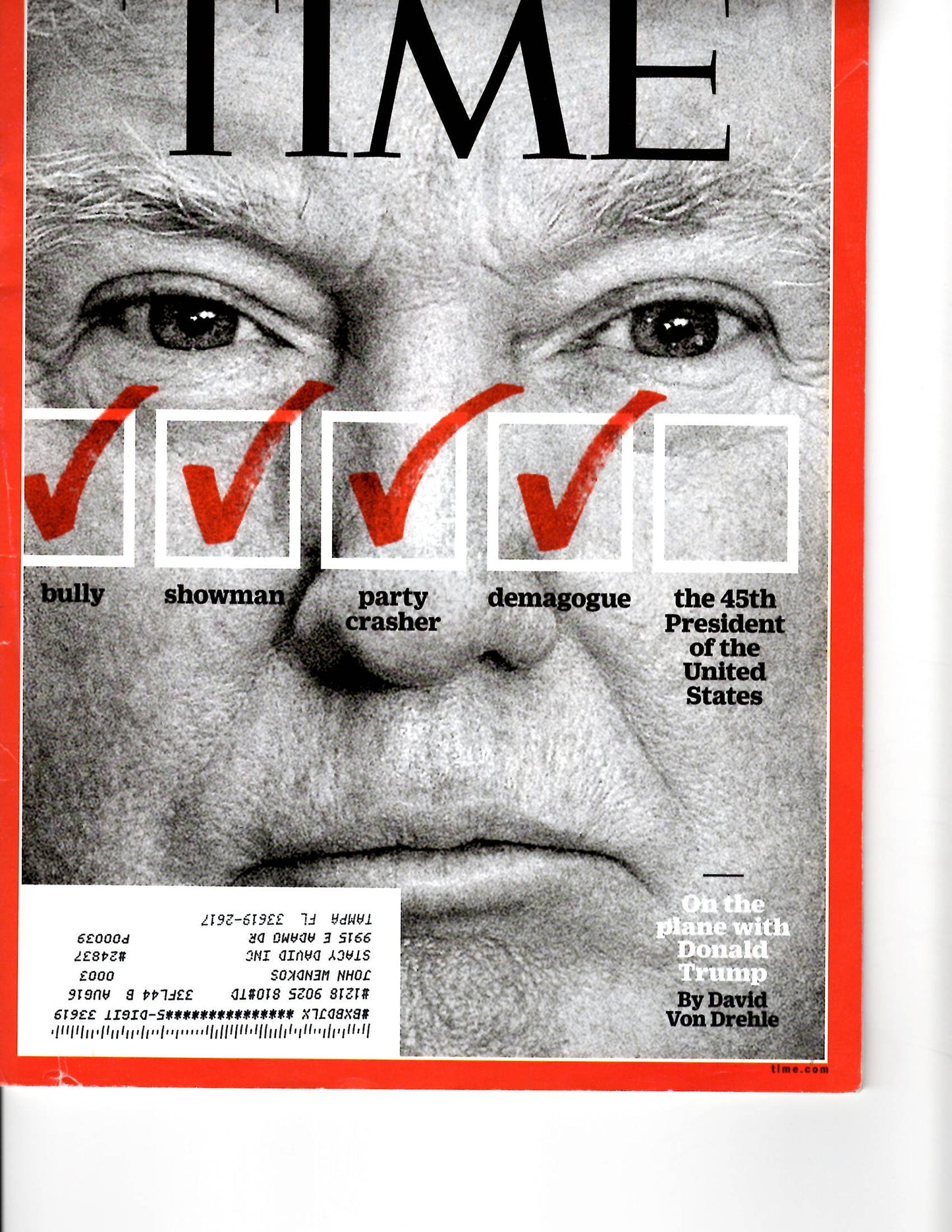 03 14 2016 Donald Trump - Time