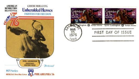 03 25 1975 FDC Sybil Ludinton
