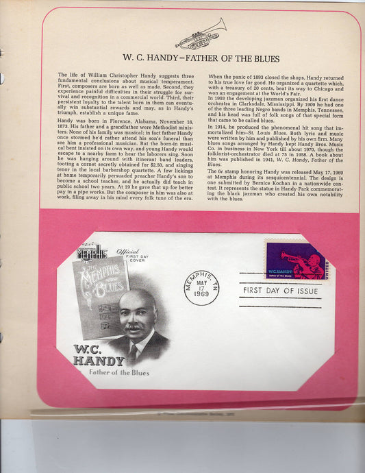 05 17 1969 FDC WH W C Handy