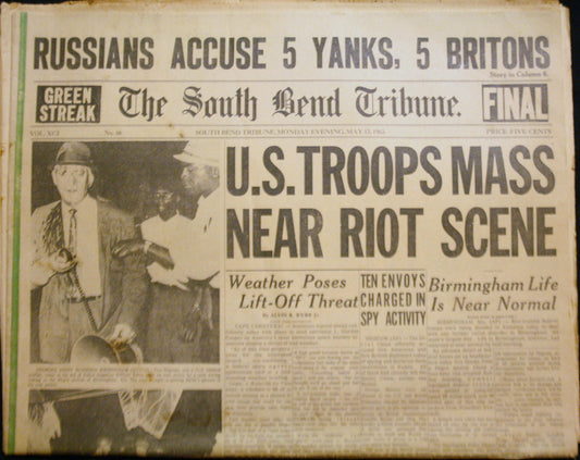 05 13 1963 NEWS South Bend Tribune - Riots Birmingham
