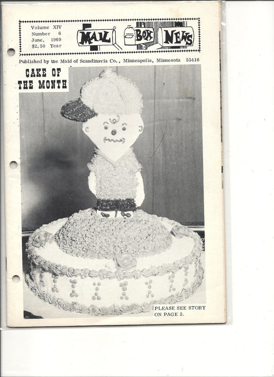 06 00 1969 Mail Box News Cake of the Month