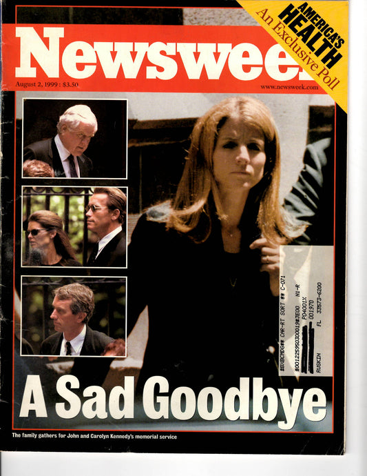 08 02 1999 Newsweek JF Kennedy Jr Caroline