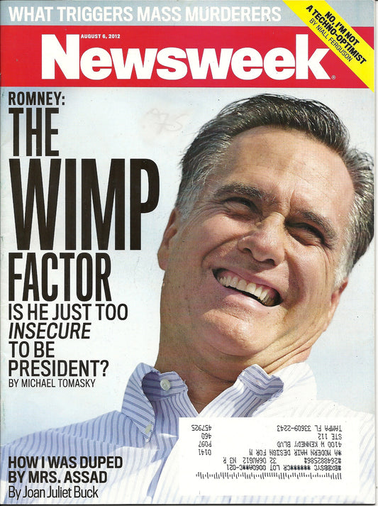08 06 2012 Newsweek Romney
