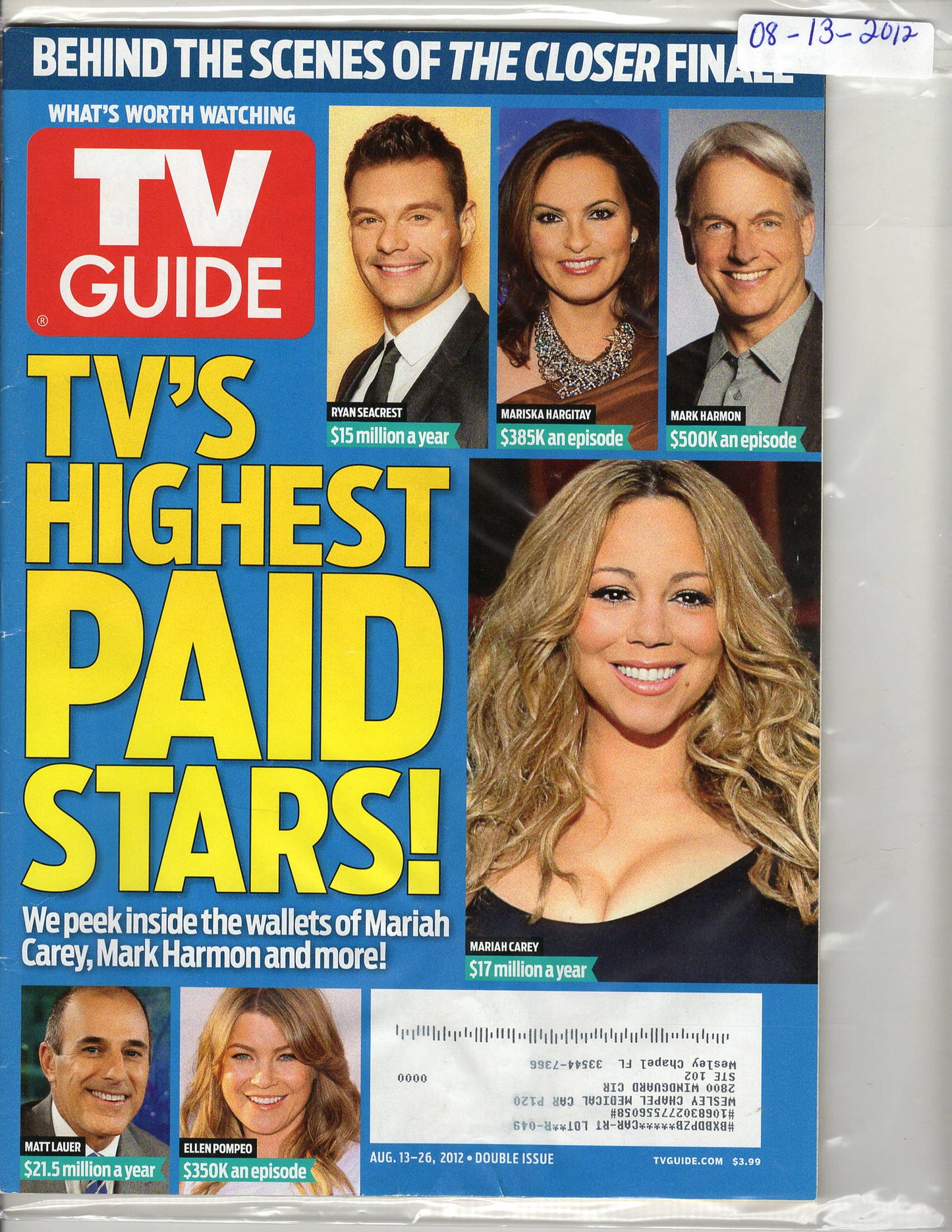 08 13 2012 TV Guide Mariah Carey