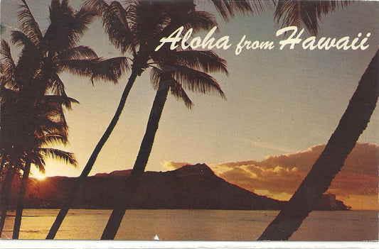 08 15 1974 PC Sun Rising Over Diamond Head