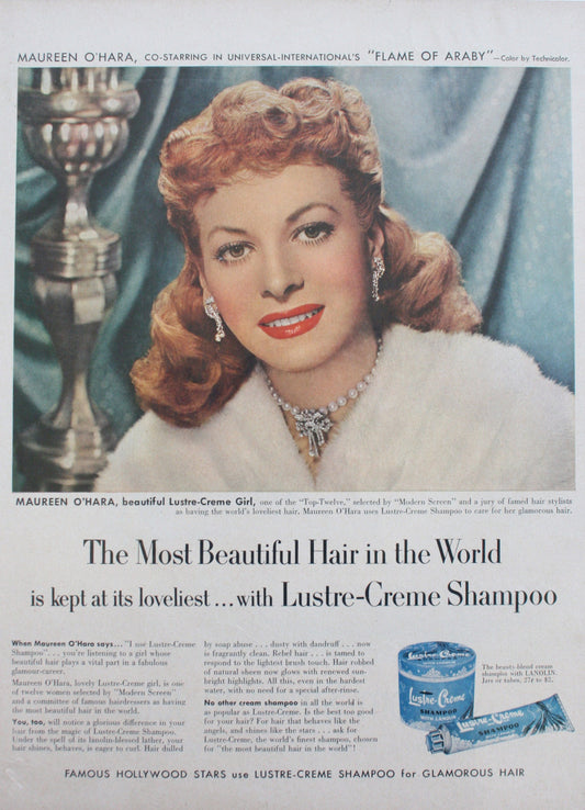 08 17 1920 BD Maureen O'Hara * Lustre Creme