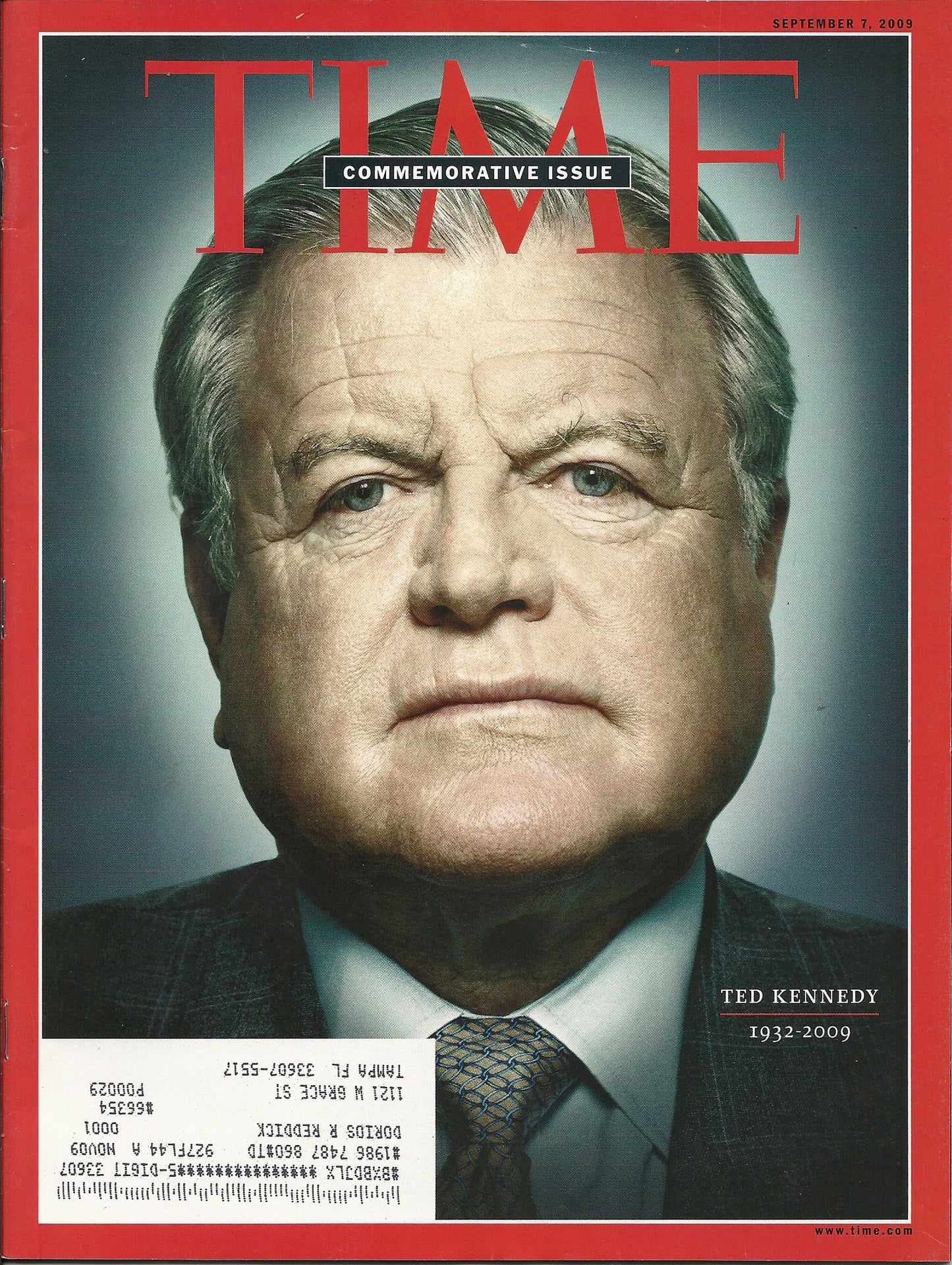 09 07 2009 Time Ted Kennedy