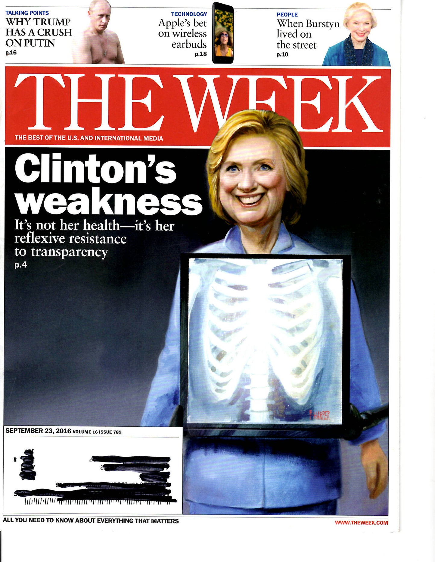 09 23 2016 The Week Hillery Clinton