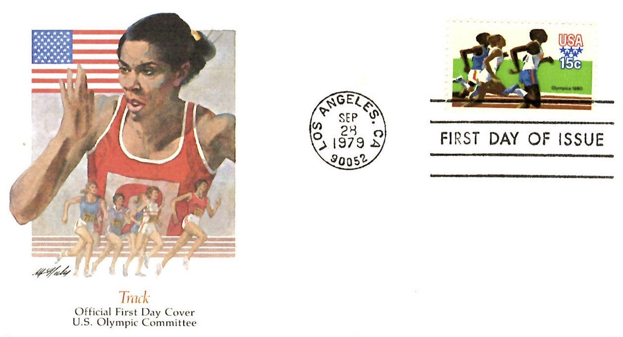 09 28 1979 FDC Olympics Track