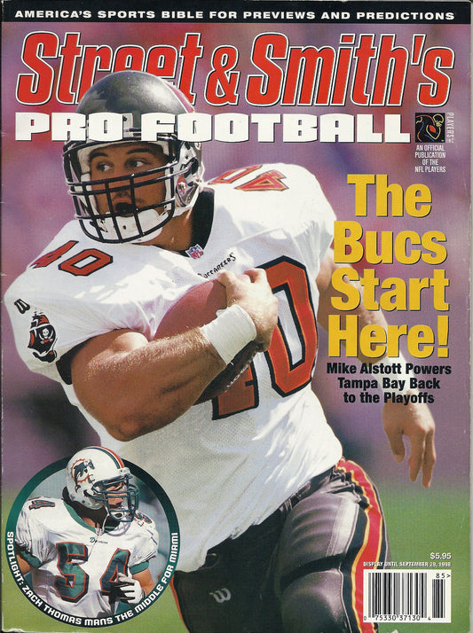 09 29 1998 Street & Smiths Buccaneers Mike Alstott