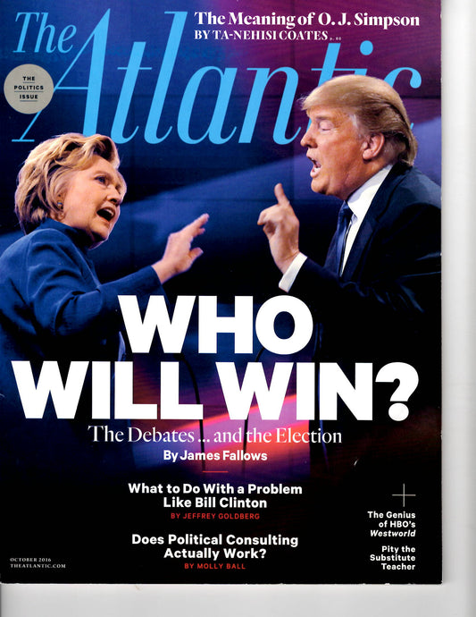 10 00 2016 The Atlantic Hillery Clinton  Donald Trump
