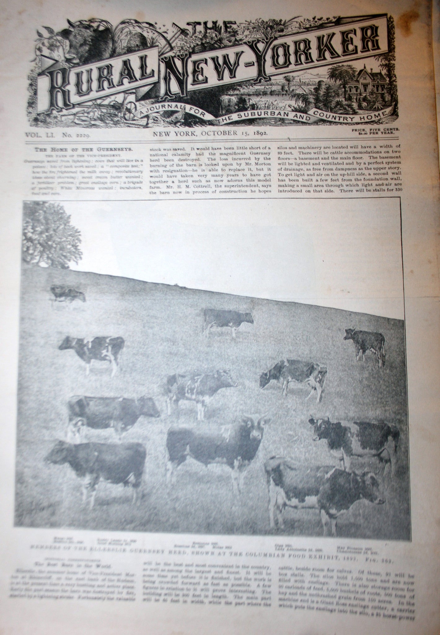 10 15 1892 NEWS Rural New-Yorker