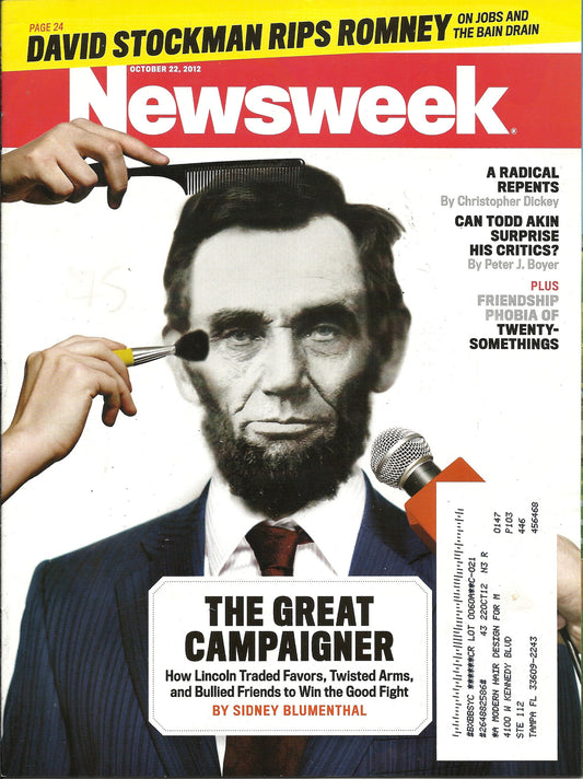 10 22 2012 Newsweek Abraham Lincoln