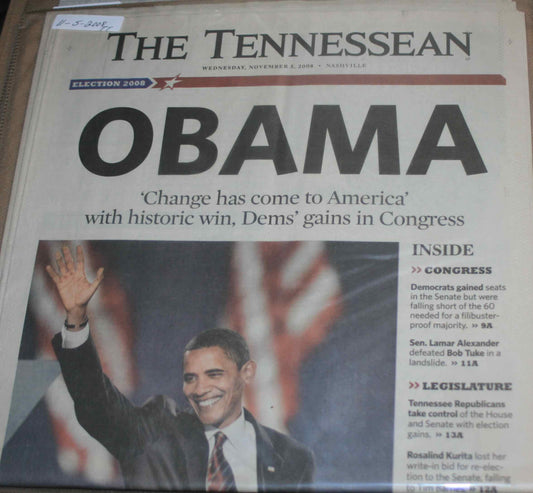 11 05 2008 Obama The Tennessean