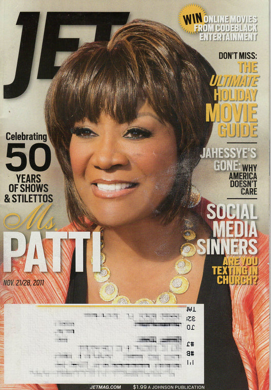 11 21 2011 JET Magazine - Pattie LaBelle