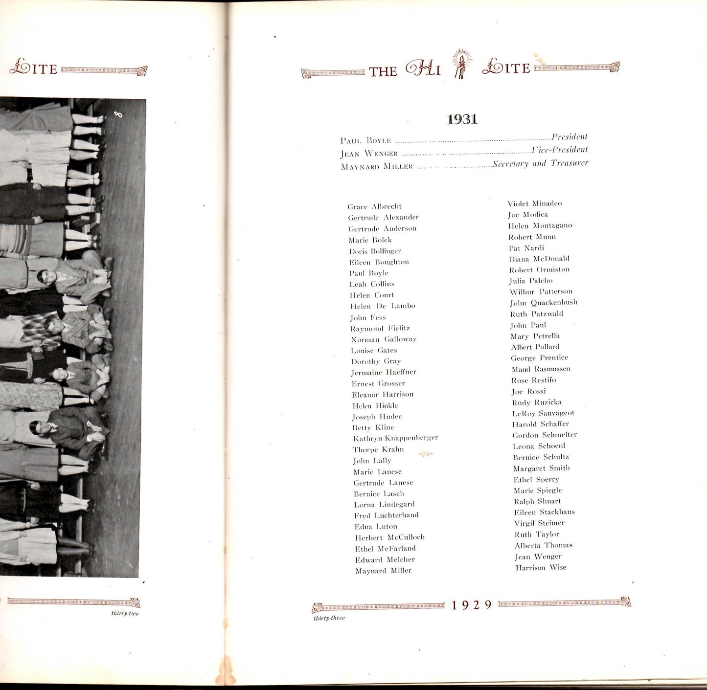 1929 1930 YEARBOOK SET - Charles F. Brush