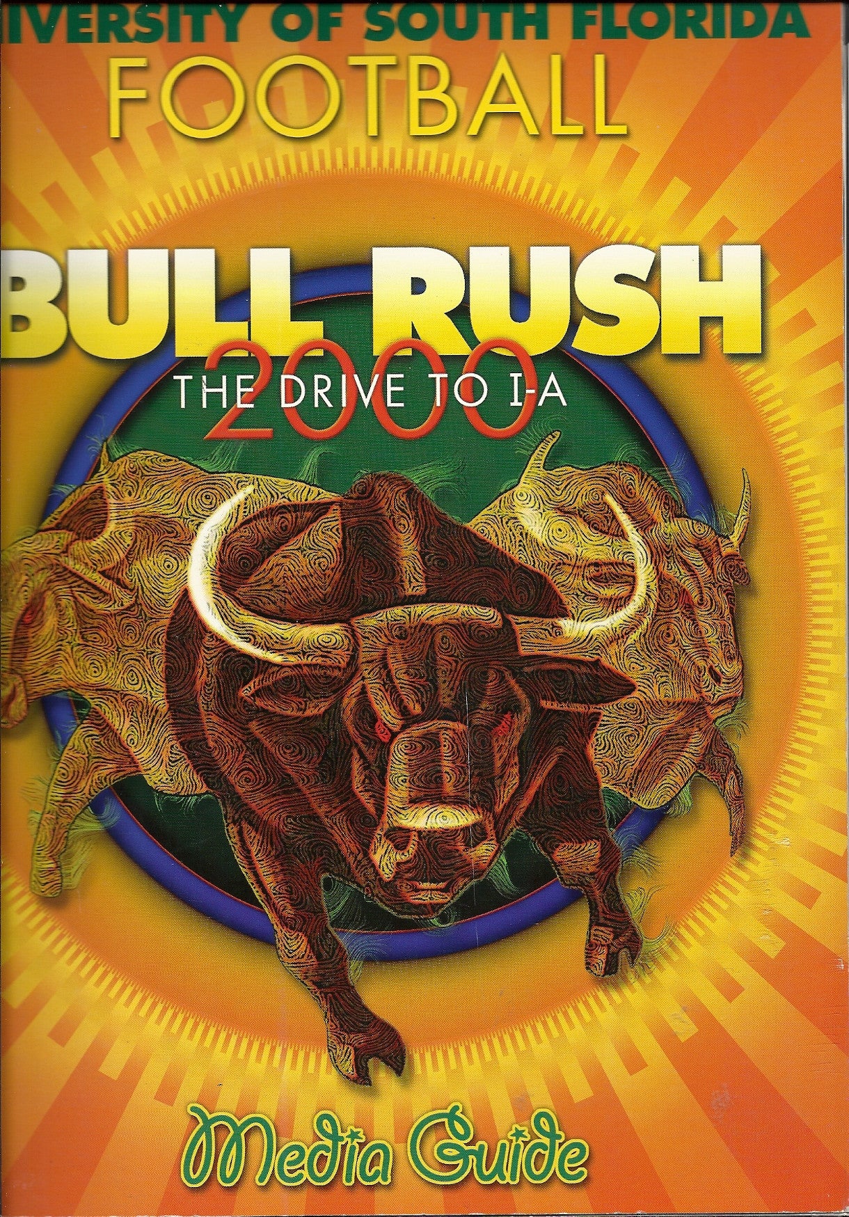 2000 USF Football Bull Rush Media Guide