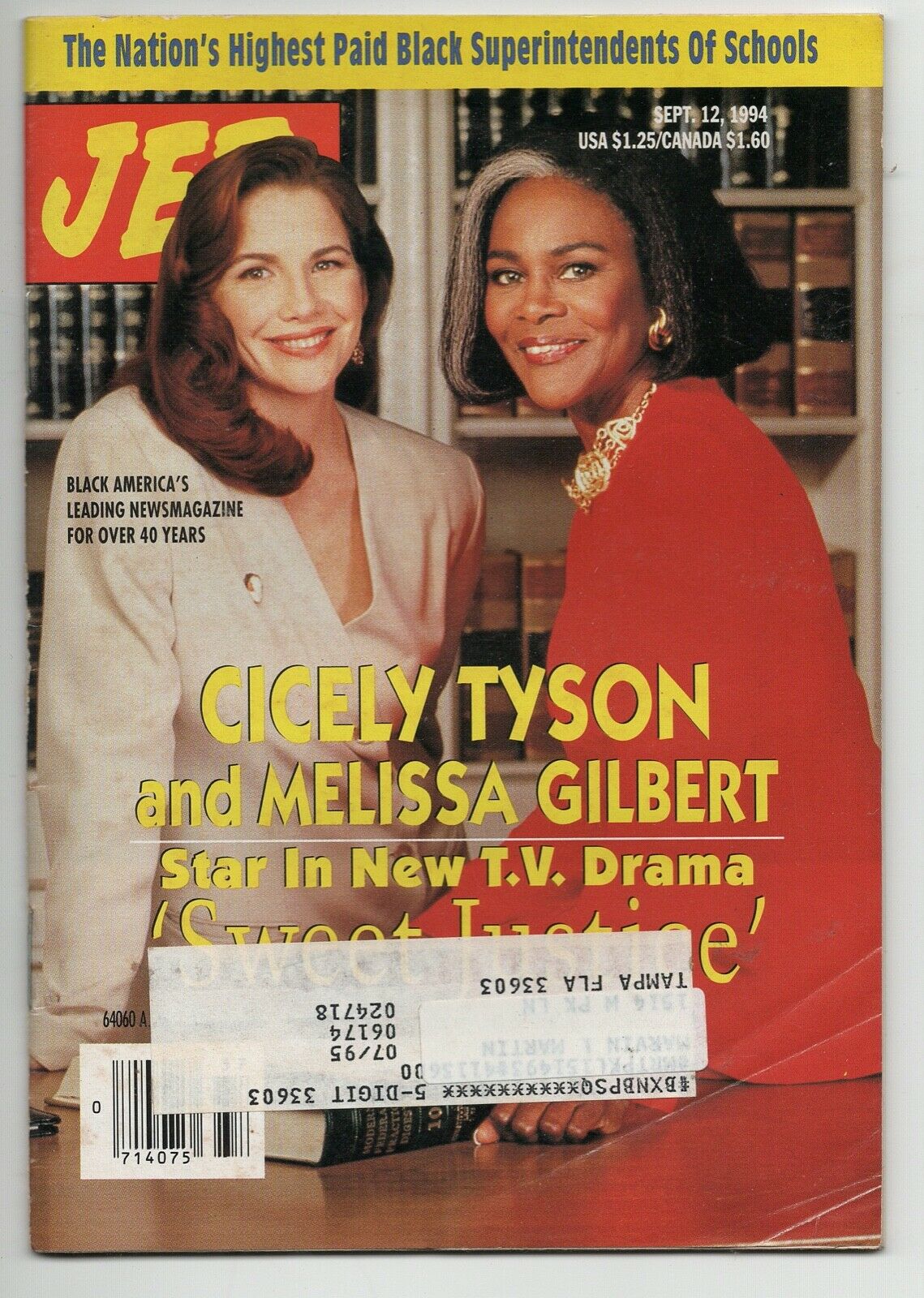 09 12 1994 Jet Magazine Cicely Tyson Melissa Gilbert – Ersula's History ...