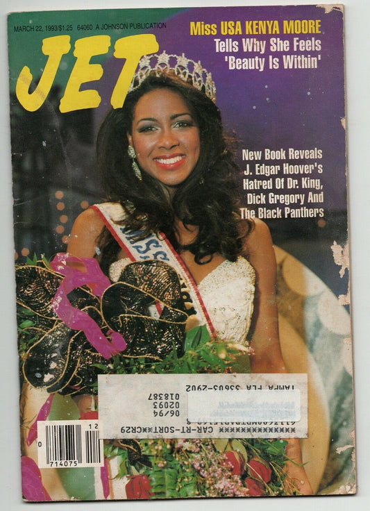 03 22 1993 Jet Magazine Miss USA Kenya Moore