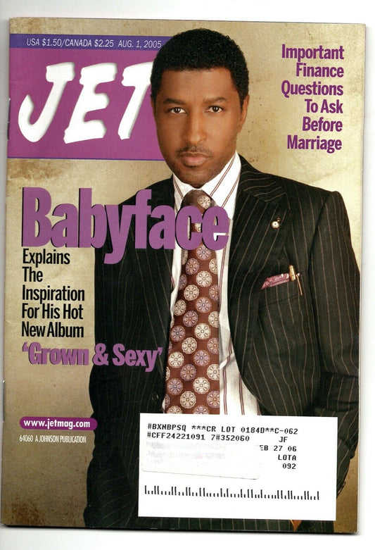 08 01 2005 JET Magazine Babyface