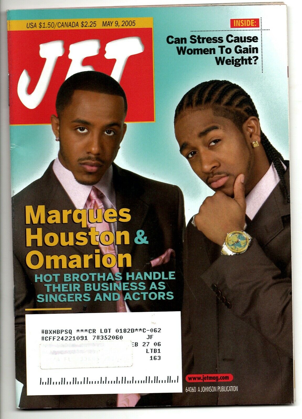 05 09 2005 JET Magazine Marques Houston Omarion