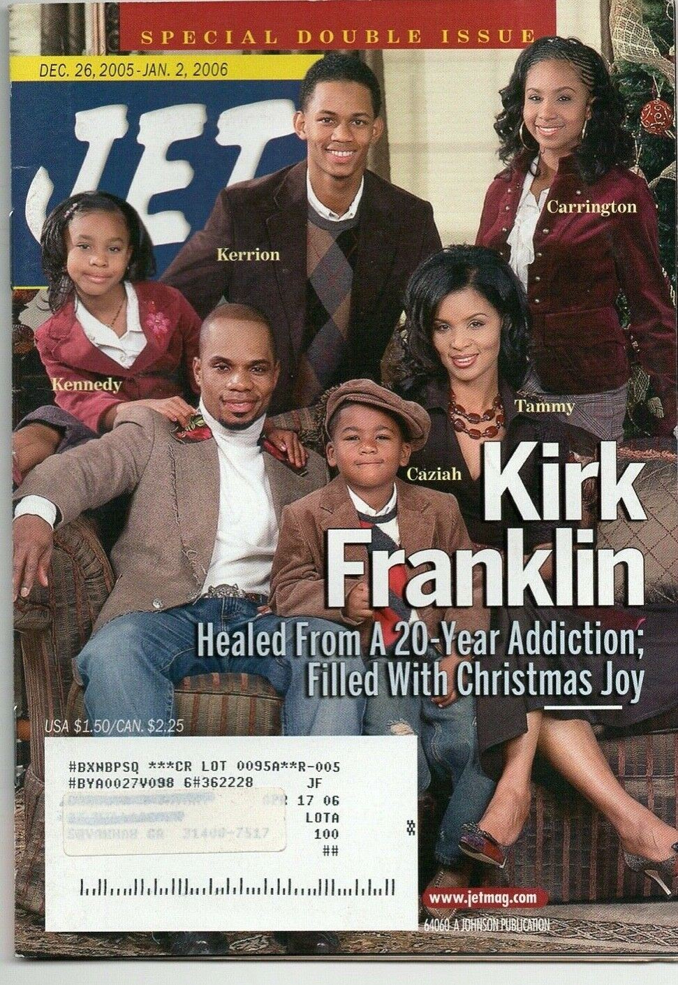 01 02 2006 JET MAGAZINE Kirk Franklin