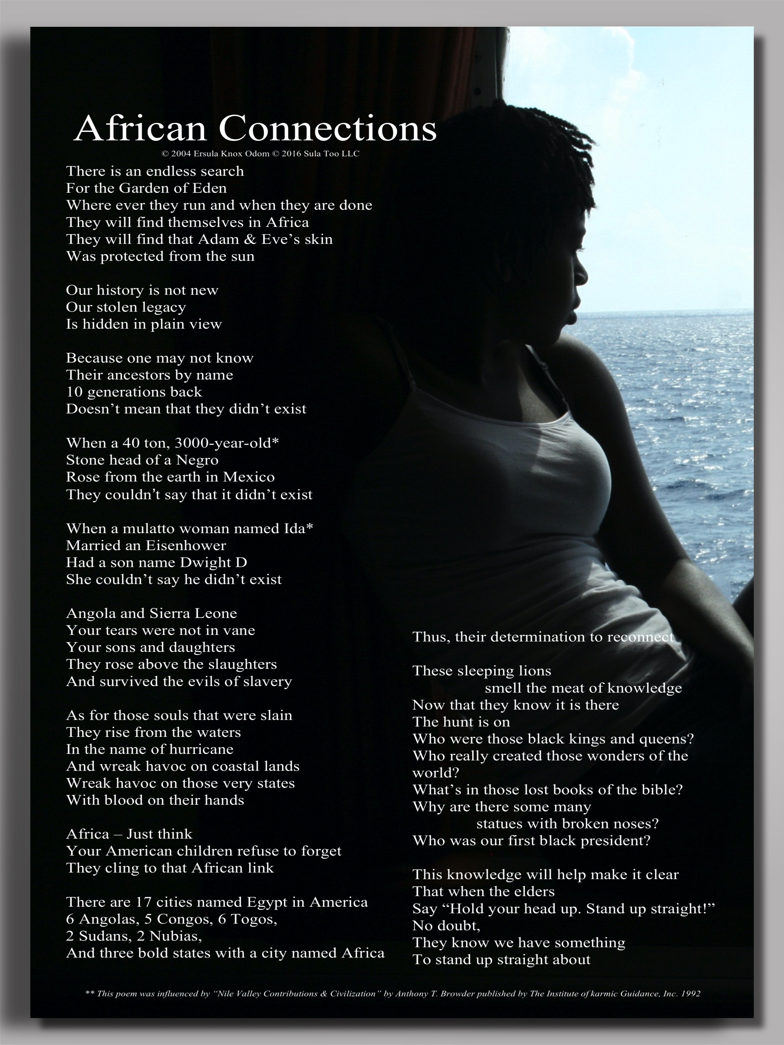 Afro Connection African Connections POSTER – Ersula's History Shop
