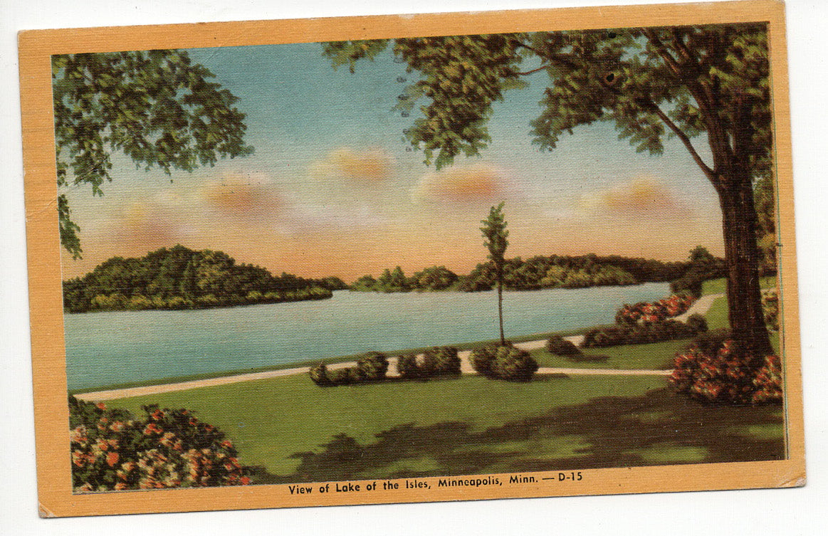 07 04 1946 PC Lake of the Isles, Minneapolis Minn PC5-8