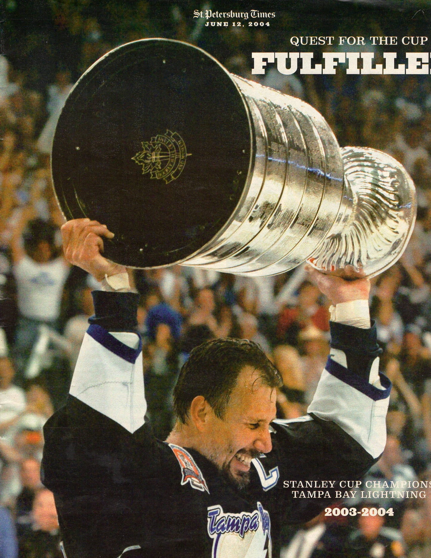 2004.06.12 St Pete Times Stanley Cup Champions