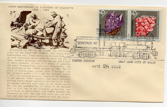 FDC 04 28 1984 100th Annie of Gilsonite Discovery Utapex Station