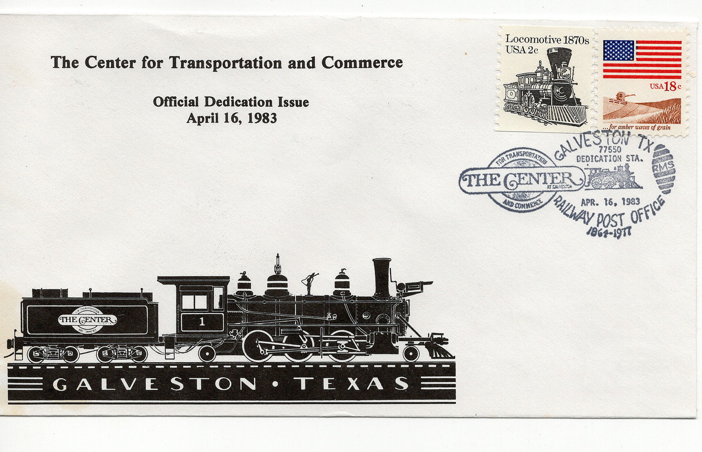 FDC 04 16 1983 Center of Transportation and Commerce