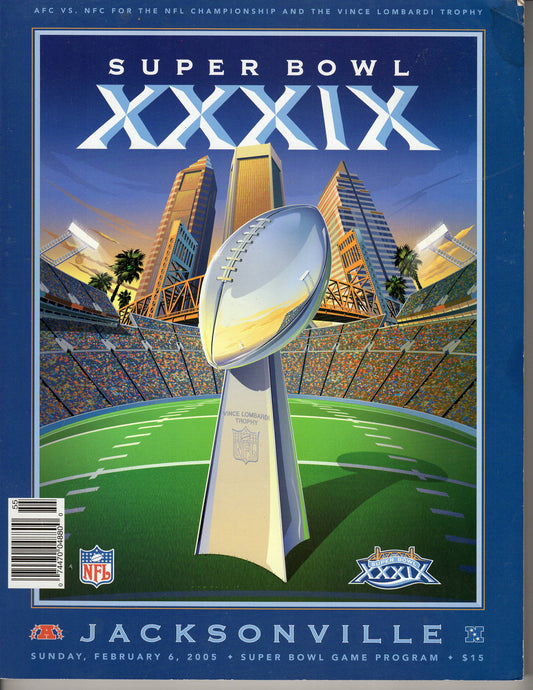 02 06 2005 Super Bowl Game Program
