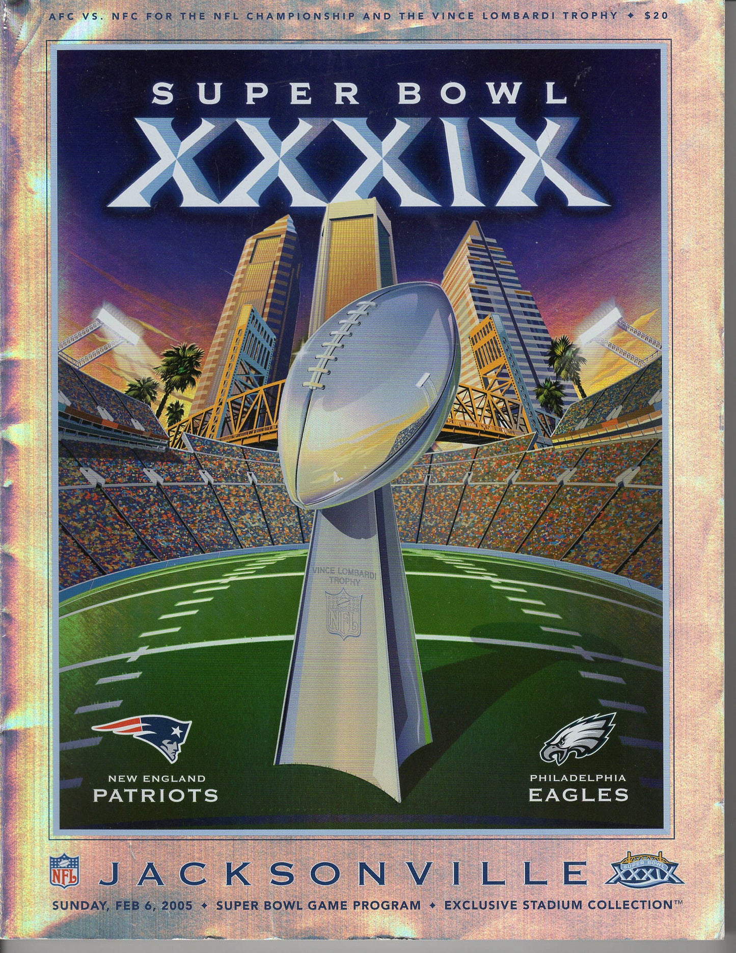02 06 2005 Super Bowl Program Exclusive Stadium Edition