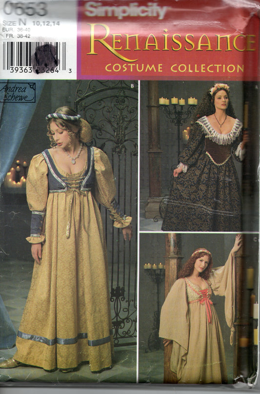 Simplicity Pattern #0653 Sz N 10 12 14