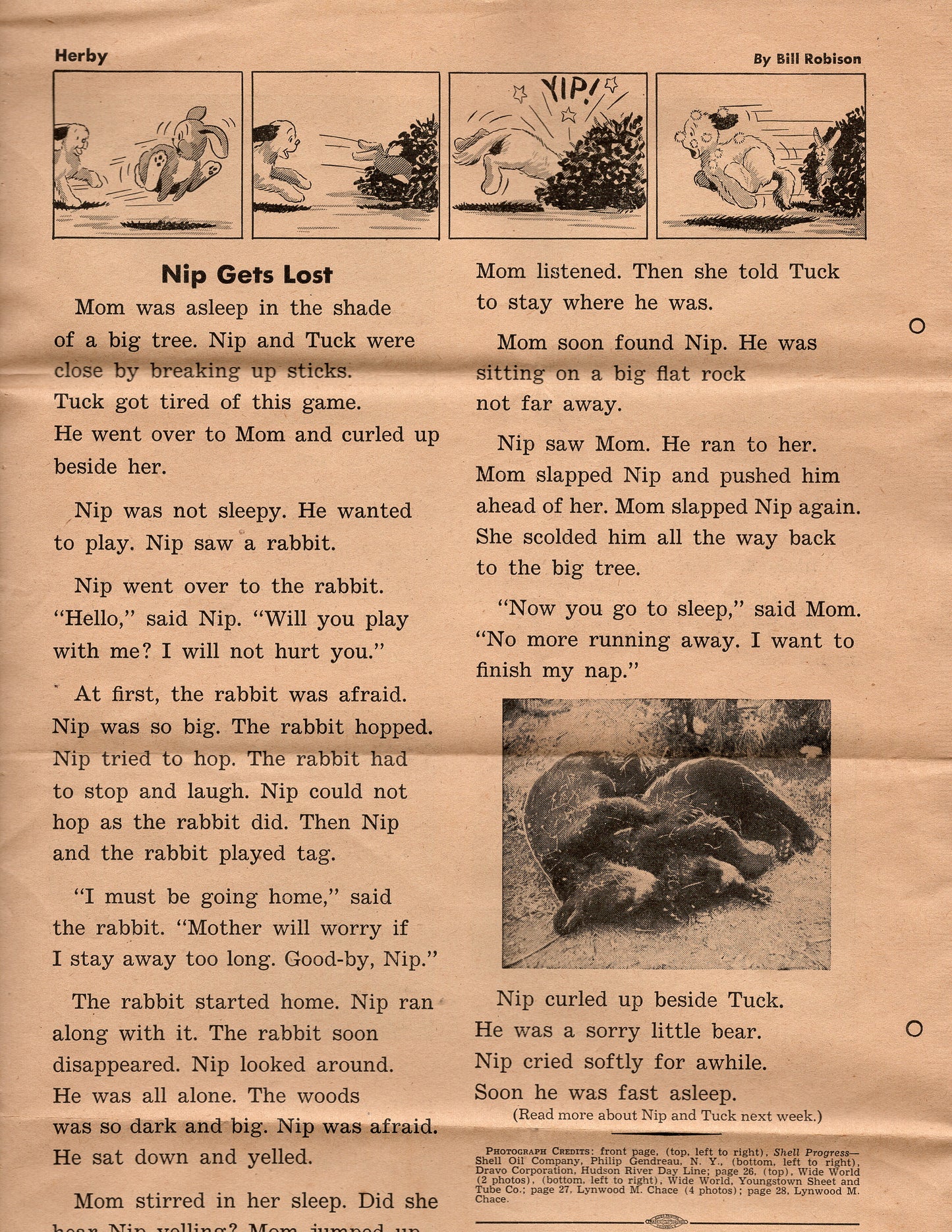 1947 07 21 My Weekly Reader Children's Newspaper PC12 30