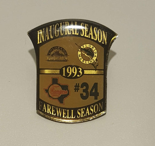 1993 Inaugural Season Lapel Pin Farewell Season