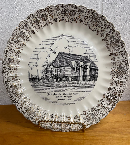 Church Plate - Ford Memorial United Methodist Church 1898 (P021)