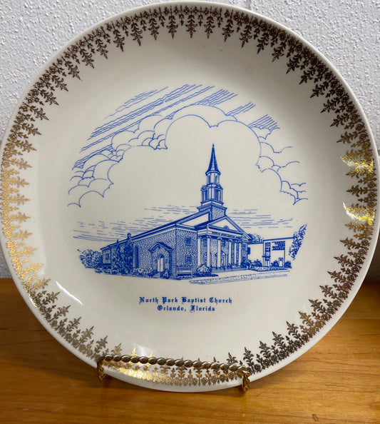 Church plate - North Park Baptist Orlando FL 04 19 1922
