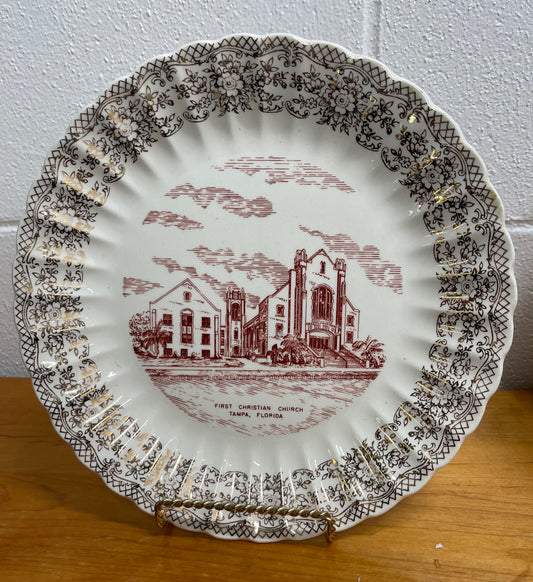 Church Plate - First Christain Church Tampa Florida (P019)