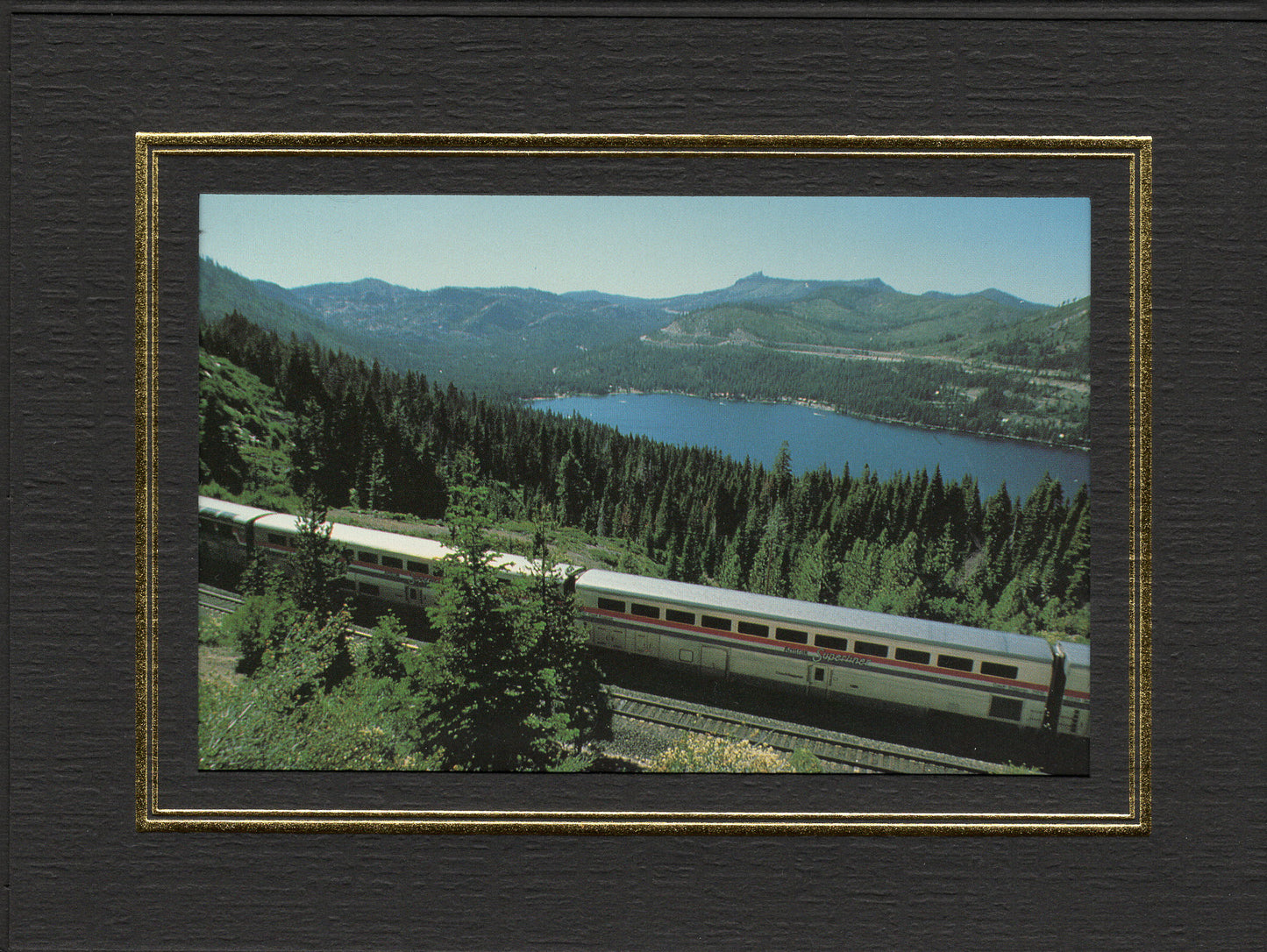 PC929 Gift Ready Amtrak Donner Lake Postcard