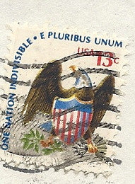 01 27 1978 GCI 3 Gift Card Insert - Post Marked Eagle - One Nation