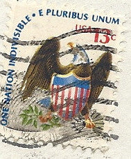 03 03 1976 GCI 3 Gift Card Insert - Post Marked Eagle - One Nation