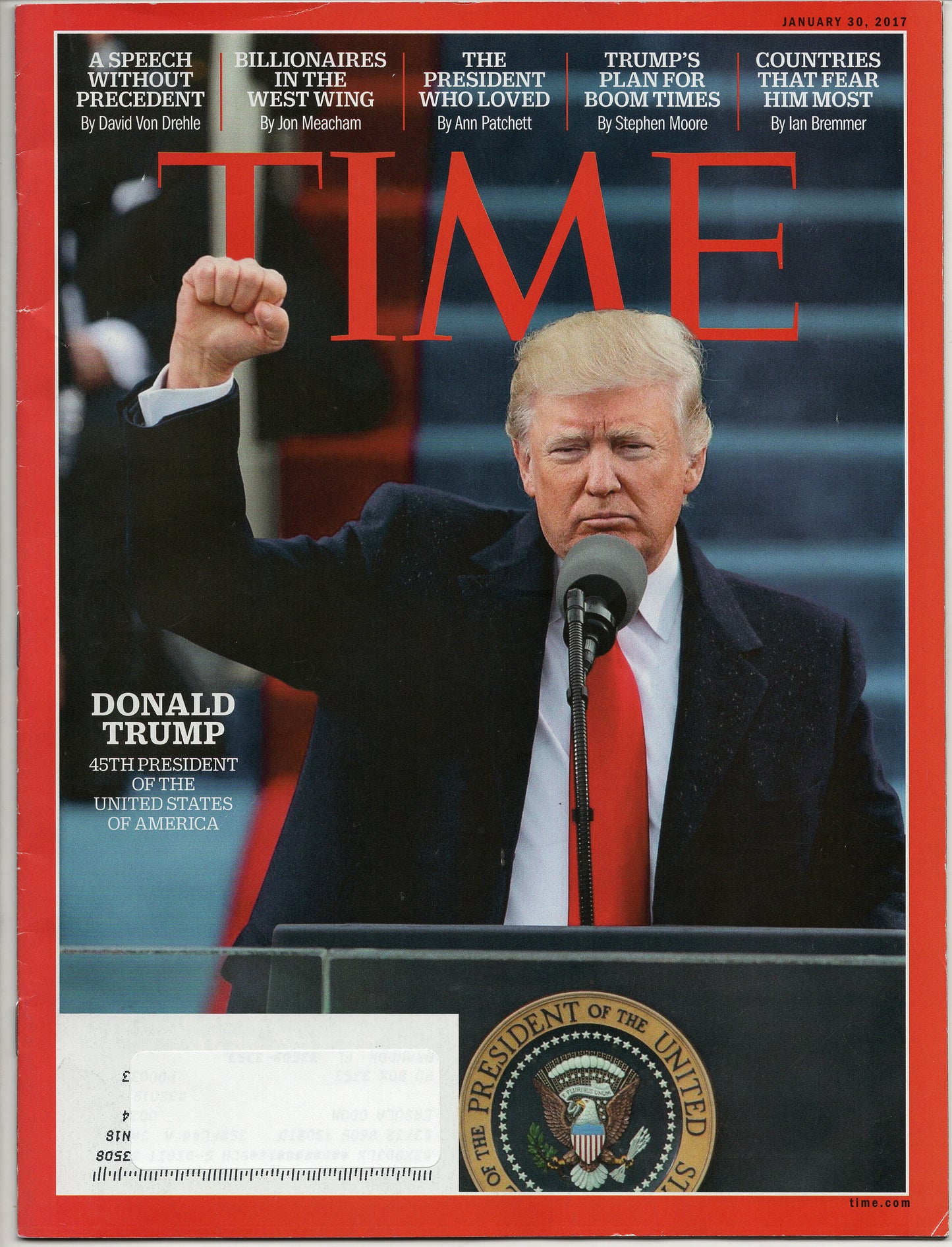 2017 TIME MAGAZINES - YOUR CHOICE