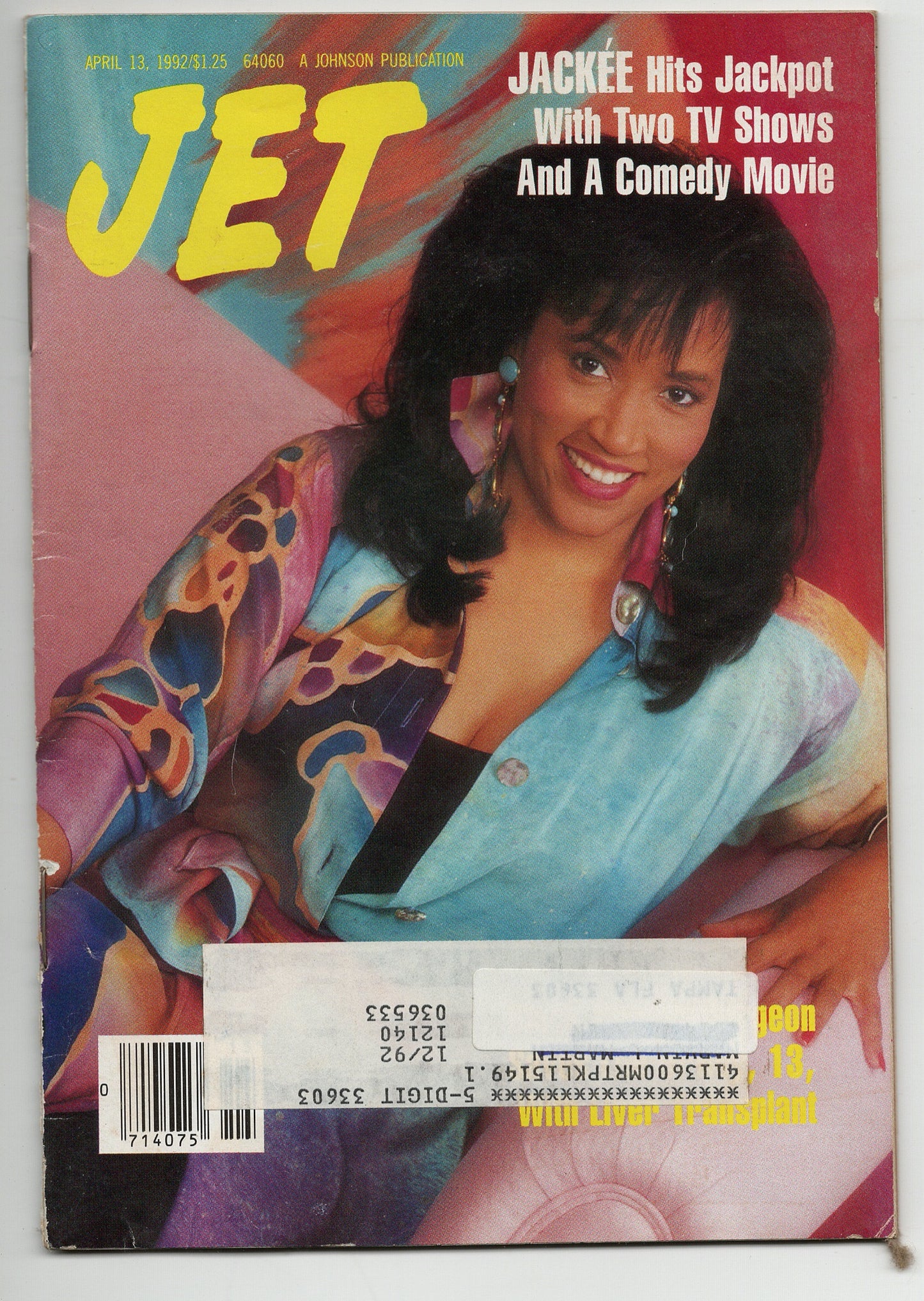 04 13 1992 Jet Magazine Jackee Hits jackpot