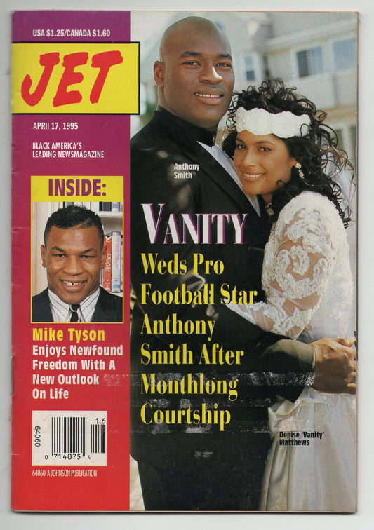 04 17 1995 Jet Magazine Mike Tyson Anthony Smith Denise Vanity Matthews