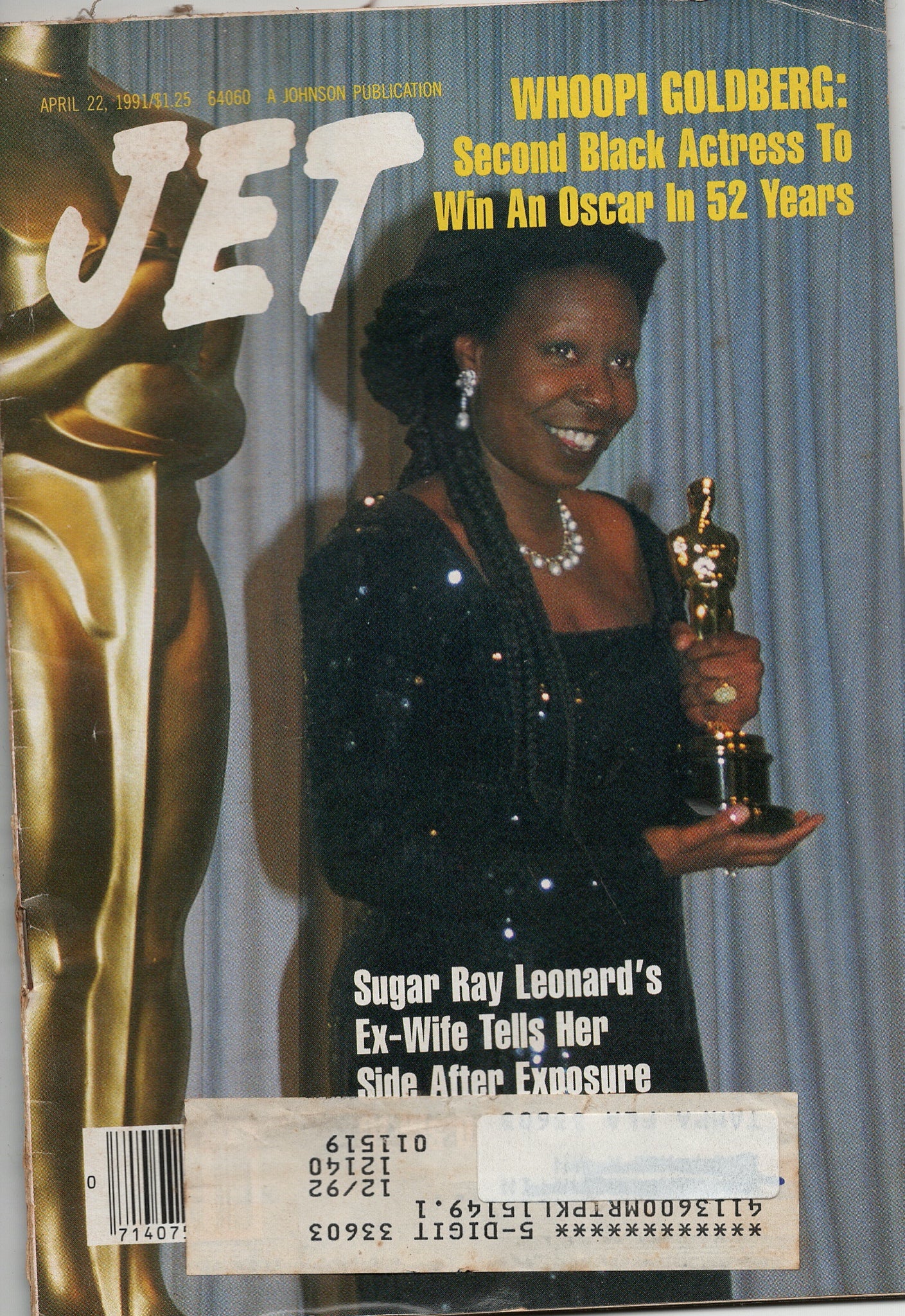 04 22 1991 JET Magazine Whoopi Goldberg Sugar Ray Leonard's Wife