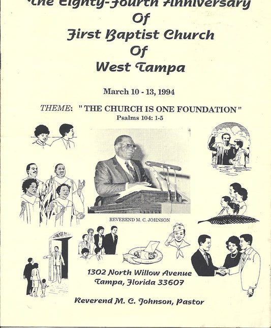 03 10 1994 First Baptist of West Tampa